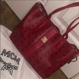 MCM medium two piece tote